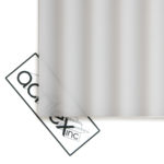 Acriglas Impressions Fluted Opal White Acrylic Sheet