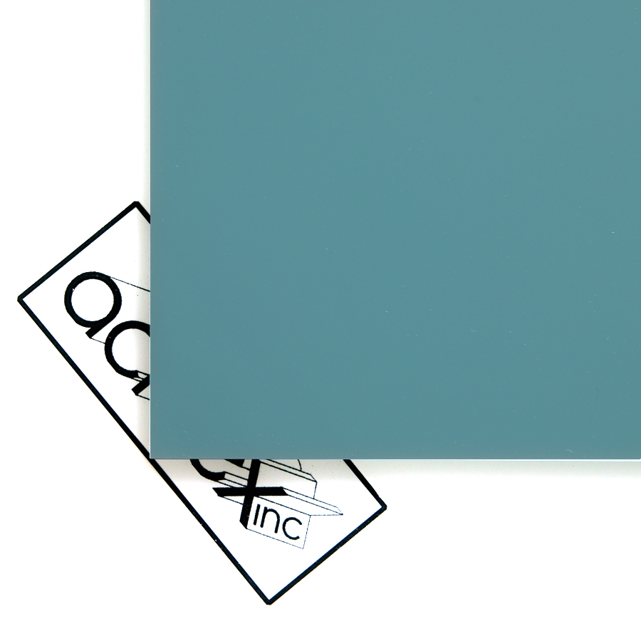 Acriglas Moss Blue Acrylic Sheet - Lights off