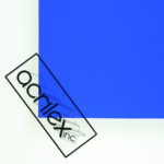 Acriglas Transparent Blueberry Acrylic Sheet - Backlit