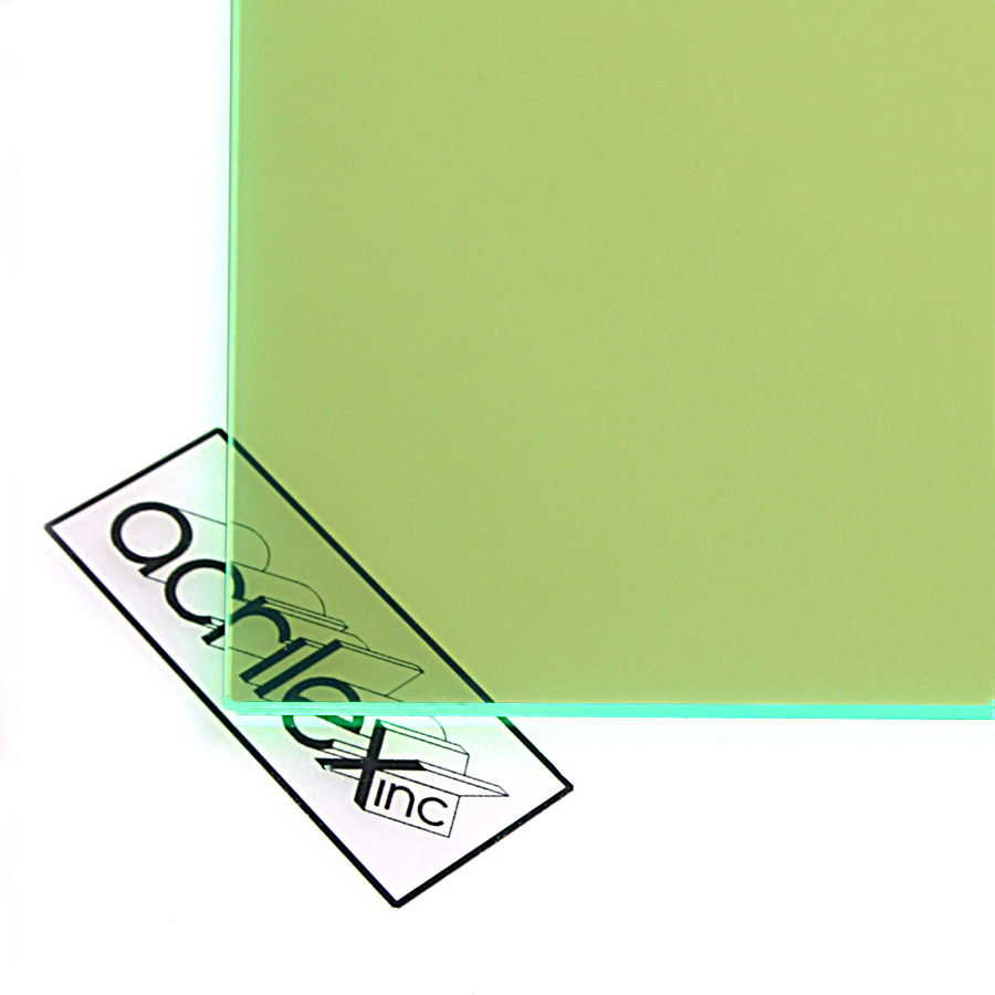 Acriglas Neon Green Fluorescent Acrylic sheet - Backlit