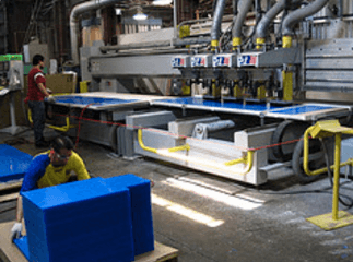 CNC Routing plastic fabrication